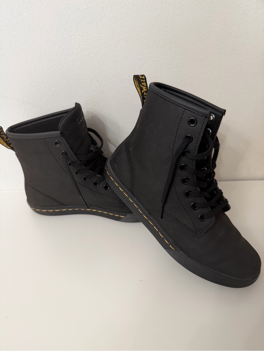 Dr Martens Black Lace-Up Women's High-Top Boots Size 6